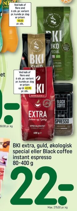 Extra specialristet kaffe formalet