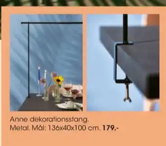 Bilka Ukendt dekorationsstang tilbud