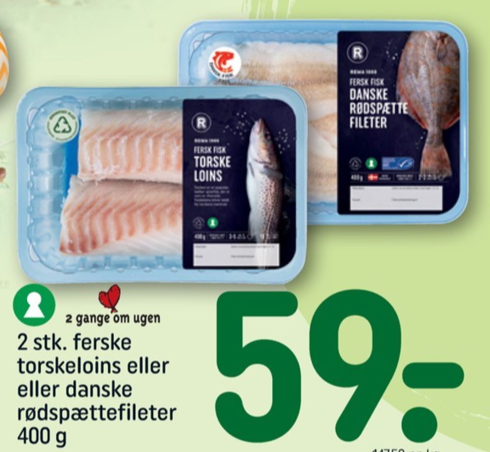 Rema 1000 torskeloins tilbud hos Rema 1000