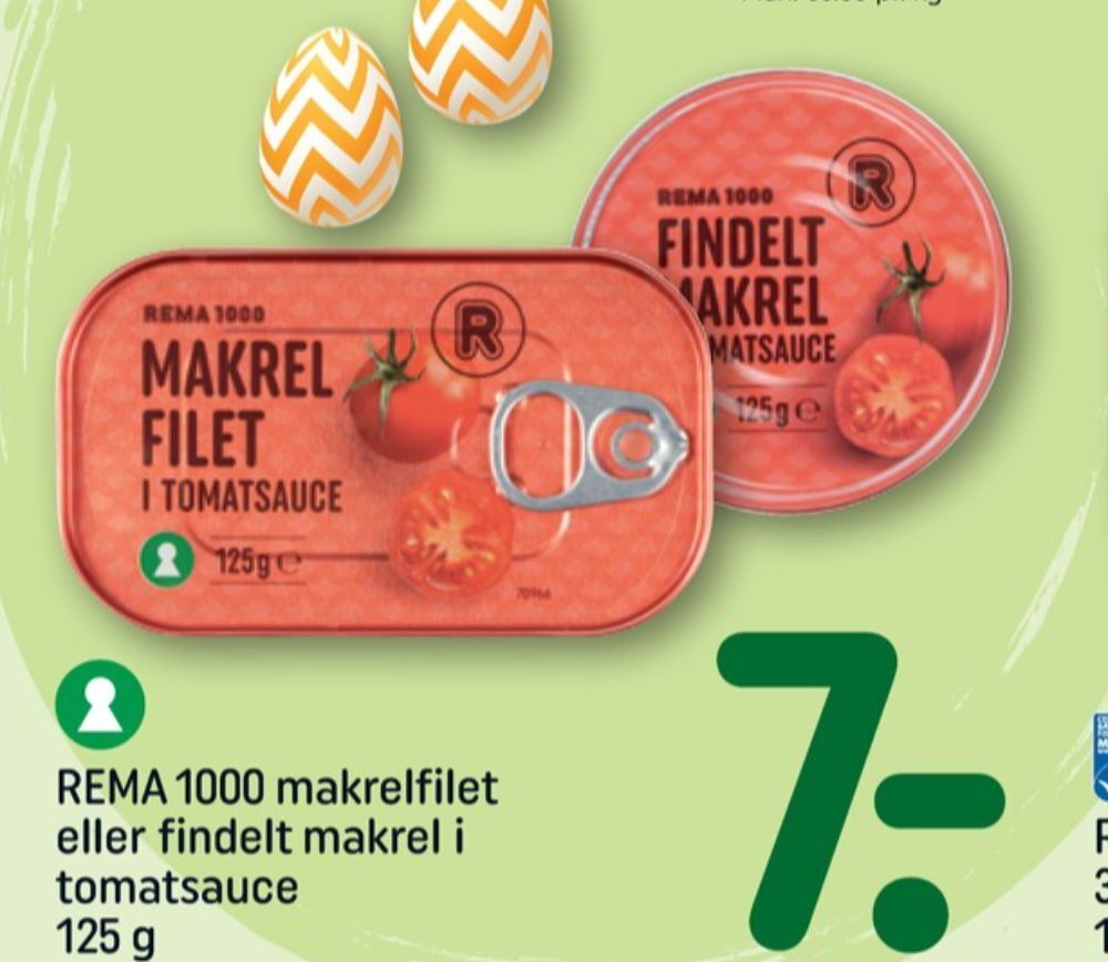 Rema 1000 makrel tilbud hos Rema 1000