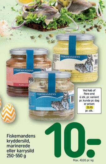 REMA 1000 Fiskemandens sild tilbud