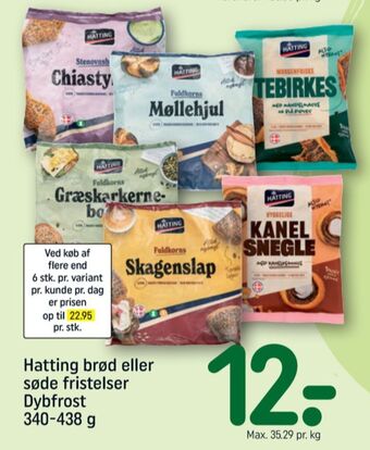 REMA 1000 Hatting rundstykker tilbud