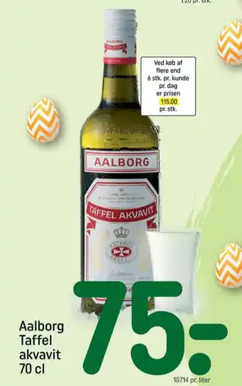 REMA 1000 Taffel akvavit snaps tilbud