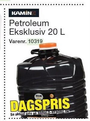 Harald Nyborg Kaminx petroleum eksklusiv 20 l tilbud