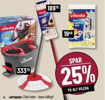 Løvbjerg Spar 25% på alt vileda tilbud