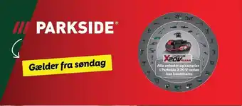 Lidl Alle enheder og batterier i parkside x 20 v-serien kan kombineres tilbud