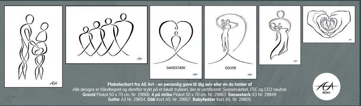 Daells Bolighus Plakater/kort fra e art tilbud