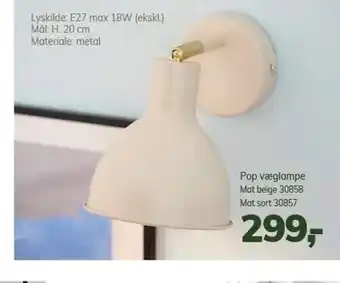 Nordlux pop væglampe
