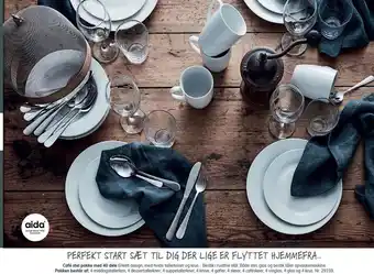 Daells Bolighus Aida café stel pakke med 40 dele tilbud