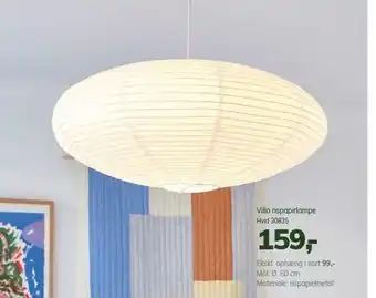 Daells Bolighus Nordlux villo rispapirlampe tilbud
