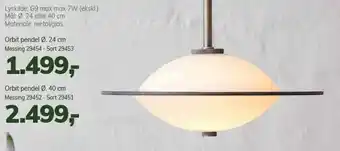 Daells Bolighus Halo design orbit pendel ø. 24 cm eller ø. 40 cm tilbud