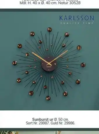 Karlsson sunburst ur