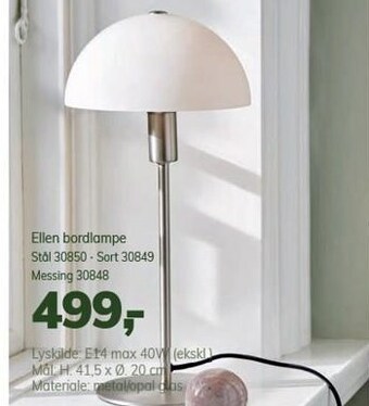 Daells Bolighus Nordlux ellen bordlampe tilbud