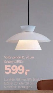Valby pendel ø 20 cm
