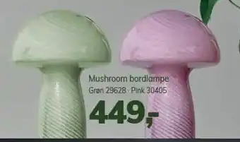 Bahne mushroom bordlampe