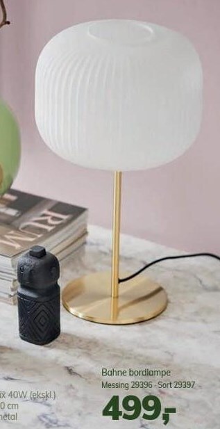 Daells Bolighus Bahne bordlampe tilbud