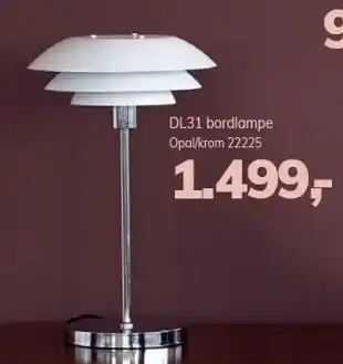Daells Bolighus Dl31 bordlampe tilbud