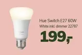 Hue switch e27 60w