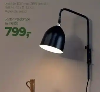 Daells Bolighus Easton væglampe tilbud