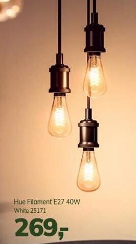 Daells Bolighus Hue filament e27 40w tilbud
