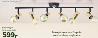 Daells Bolighus Kerry loftspot tilbud