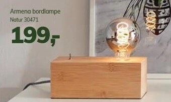 Daells Bolighus Armena bordlampe tilbud