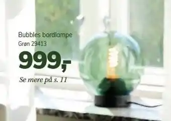 Daells Bolighus Bubbles bordlampe tilbud