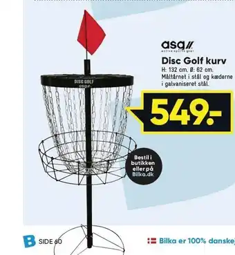 Bilka Asg disc golf kurv tilbud