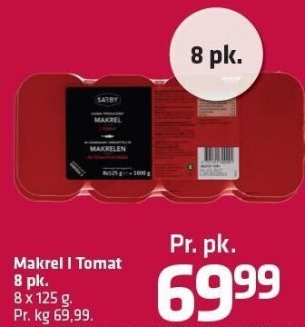 Makrel i tomat