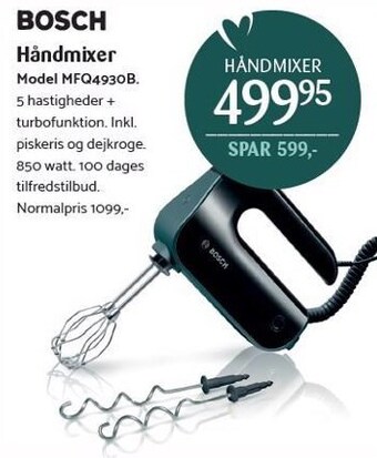 Kop & Kande Bosch håndmixer tilbud