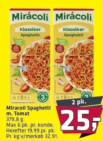 Fleggaard Miracoli spaghetti m. tomat - 2 pk. tilbud