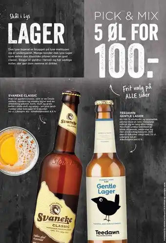MENY Svaneke classic el. teedawn gentle lager tilbud