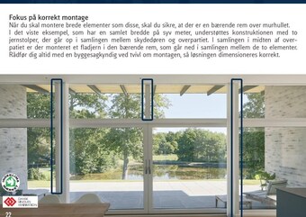 Fokus på korrekt montage