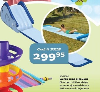 Water slide elephant