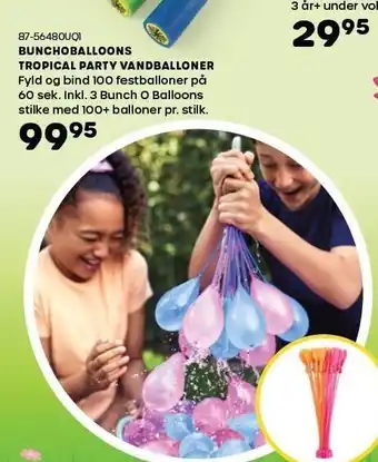 Bunchoballons tropical party vandballoner