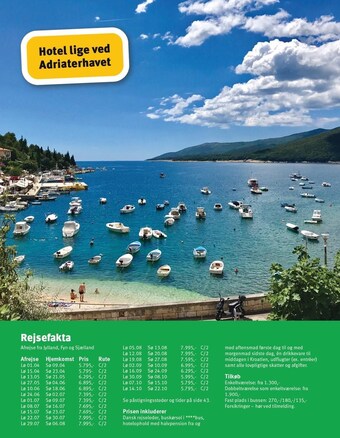 Riis Rejser Rejsefakta tilbud