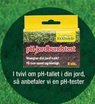 Land & Fritid Ph-jordbundstest tilbud