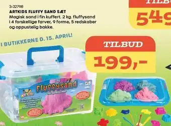 Artkids fluffy sand sæt