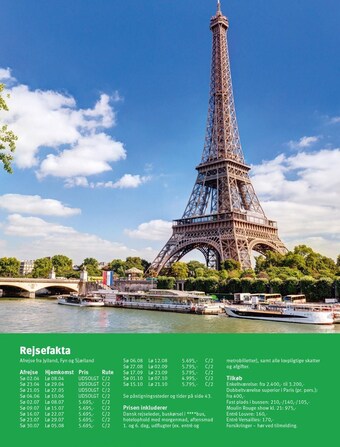 Riis Rejser Rejsefakta tilbud