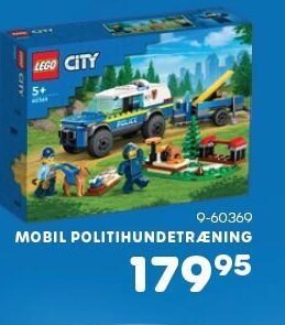 Lego city mobil politihundetræning