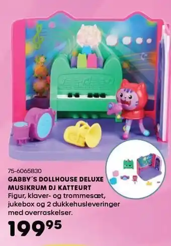 Gabby's dollhouse deluxe musikrum dj katteurt