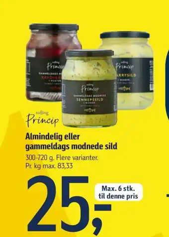 Føtex Almindeligt eller Gammeldags Modnede Sild tilbud