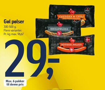 Føtex Gøl Pølser tilbud