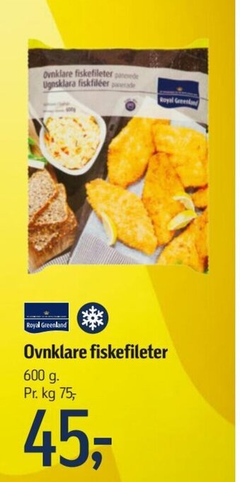 Føtex Ovnklare Fiskefileter tilbud