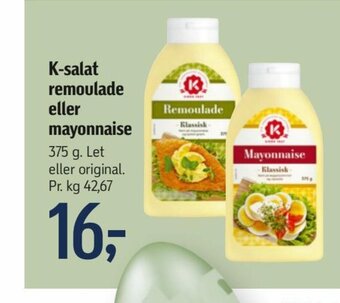 Føtex K-Salat Remoulade eller Mayonnaise tilbud