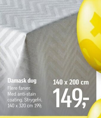 Føtex Damask Dug tilbud