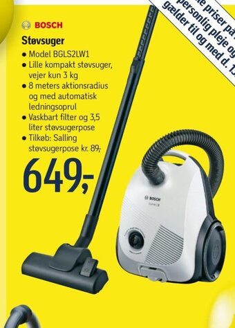 Føtex Bosch Støvsuger tilbud