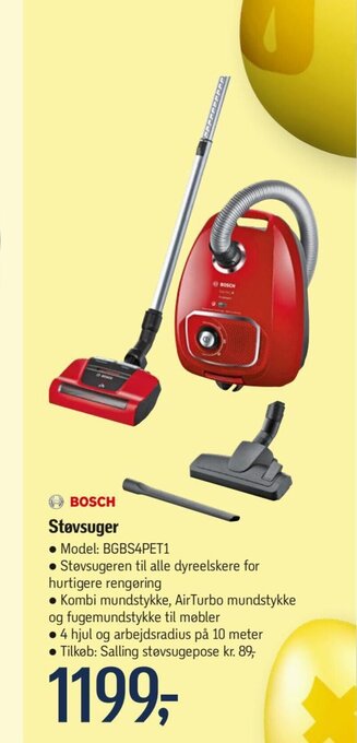 Føtex Bosch Støvsuger tilbud