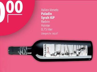 Citti Paladin syrah igp tilbud
