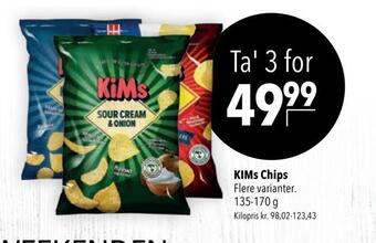 Citti Kims chips tilbud
